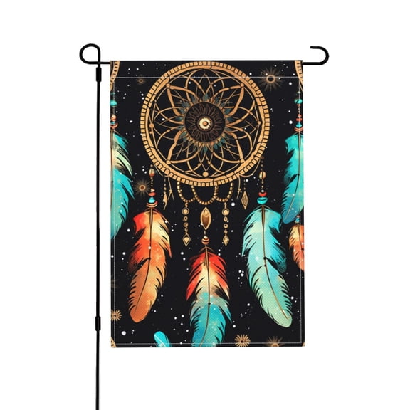 Dream Tribal Boho Vintage Garden Flag Outdoor House Flags 12 X 18 Inch Banner Yard Home Decoration