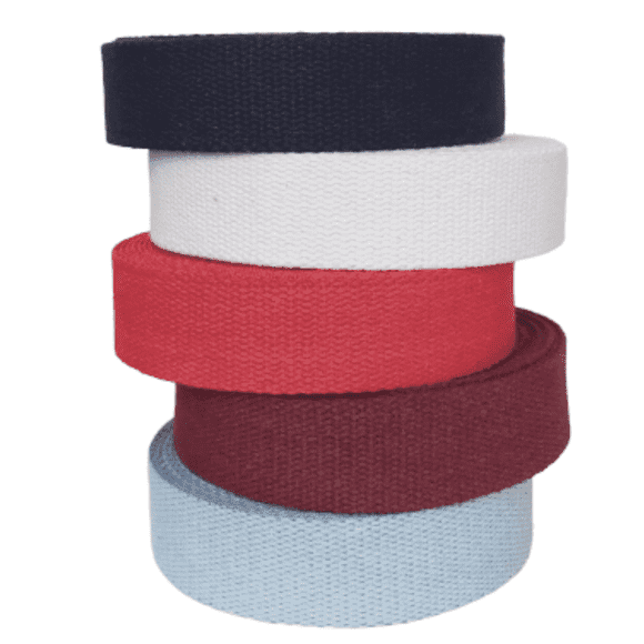 Dream Trimming Goods -Baby Blue- 1.5 Inch 10 Yards Heavy Cotton Webbing Strap –Continuous Roll for Bag, Belts, Sewing & Craft Projects