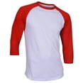 thumbnail image 1 of Dream USA Men's Casual 3/4 Sleeve Baseball Tshirt Raglan Jersey Shirt, 1 of 3