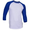 thumbnail image 1 of Dream USA Men's Casual 3/4 Sleeve Baseball Tshirt Raglan Jersey Shirt, 1 of 3