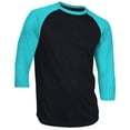 thumbnail image 1 of Dream USA Men's Casual 3/4 Sleeve Baseball Tshirt Raglan Jersey Shirt, 1 of 3
