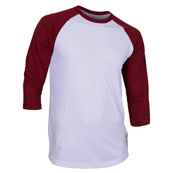 Dream USA Men's Casual 3/4 Sleeve Baseball Tshirt Raglan Jersey Shirt