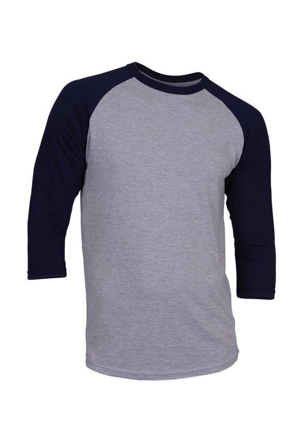 Men's Casual 3/4 Sleeve Baseball Tshirt Raglan Jersey Shirt