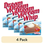 (4 pack) Dream Whip Whipped Topping Mix, 2 ct Packets