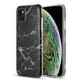 thumbnail image 1 of Dream Wireless  6.1 in. Marble IMD Soft TPU Case for iPhone 13, Black, 1 of 8