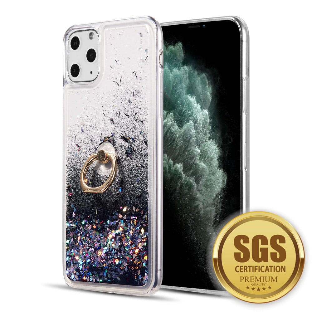 Dream Wireless 6.7 in. Waterfall Ring Liquid Sparkling Quicksand TPU ...