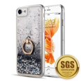thumbnail image 1 of Dream Wireless CSIP8-WFR-BK Waterfall Ring Liquid Sparkling Quicksand TPU Case for iPhone 6, 7 & 8 - Black, 1 of 8