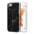 thumbnail image 1 of Dream Wireless TIIP7-MARB-BKGO Marble IMD Soft TPU Case for iPhone 7 - Black & Gold, 1 of 3