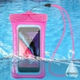 thumbnail image 1 of Universal Extra Large Waterproof Snowproof Dirtproof Protective Phone Bag Pouch - Hot Pink, 1 of 1