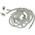 thumbnail image 1 of Dream Wireless Universal Necklace Handsfree 3.5 mm W/ Mic Silver Pearl, 1 of 3