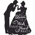 thumbnail image 1 of A Dream Is Wish Logo Cartoon Characters Decor Wall Art Vinyl Sticker Design Decal Girl Boy Kids Room Bedroom Nursery Kindergarten Fun Home Children Room Decor Wall Art Sticker Vinyl Size (10x10 inch), 1 of 3