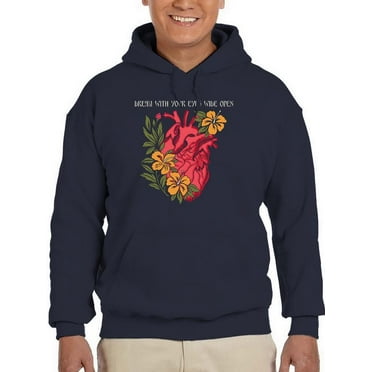 Dream With Your Eyes Wide Open Hoodie Men -Image by Shutterstock, Male Medium