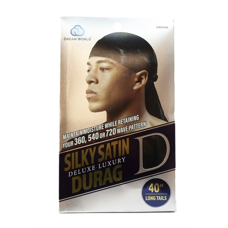 Black durag satin