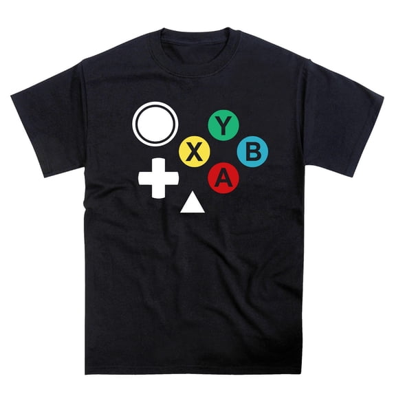 Dream cast Videogame Console Joypad Controller Button Icons Tshirt ...