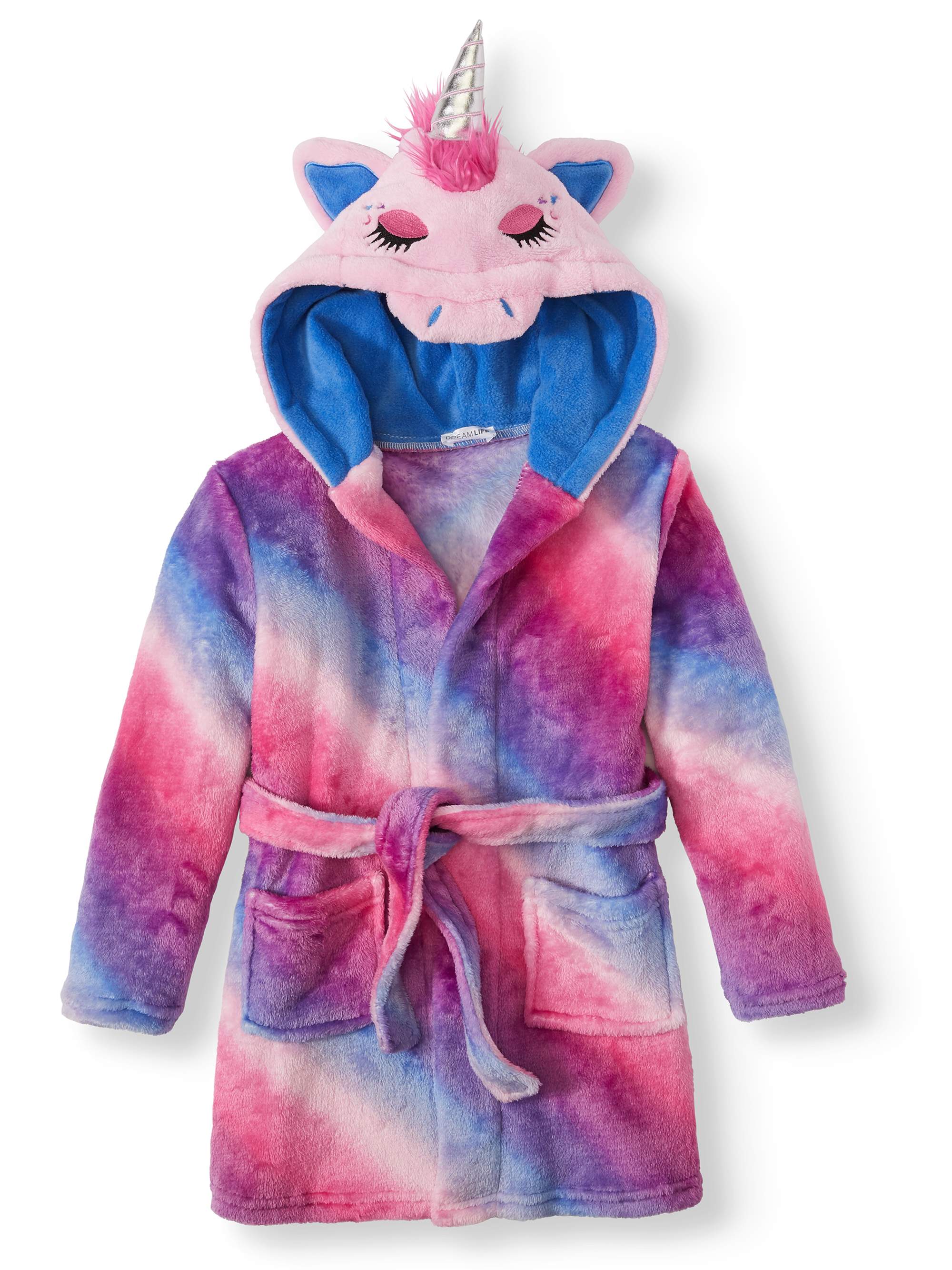 Dream life girls pajama robe - 3d wings unicorn (little girls & big girls) - image 1 of 2