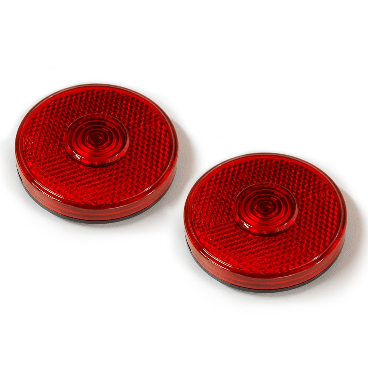 2.5" Round 13 LED Red/Amber Side Marker Lights - Flush Mount For Truck Trailer RV