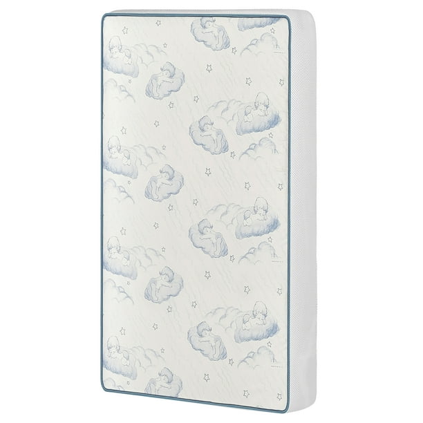 Dream on Me 2in1 Breathable 3" Coil Mini/Portable Crib Innerspring Mattress, Infant and