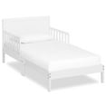 thumbnail image 1 of Dream On Me Brookside Low Profile White Toddler Bed, 1 of 6