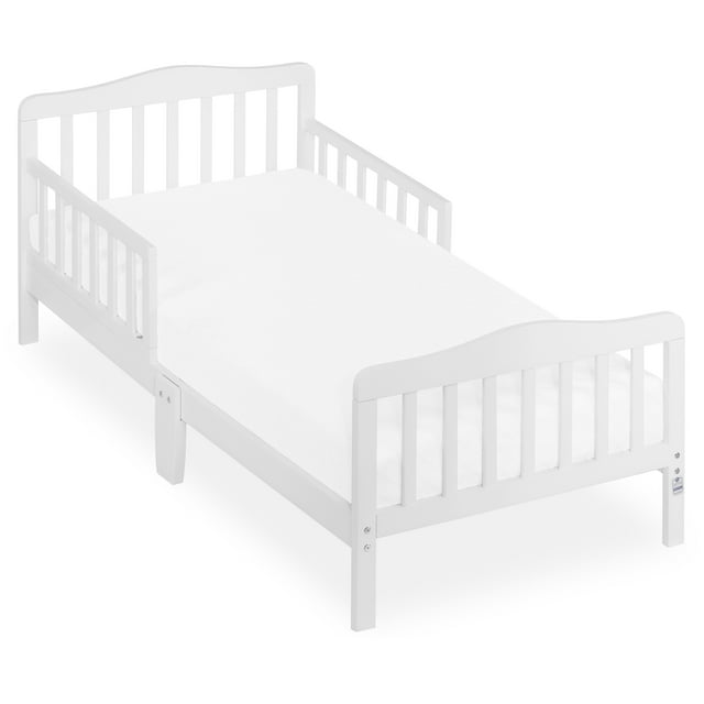Dream on Me Classic Design Toddler Bed, White