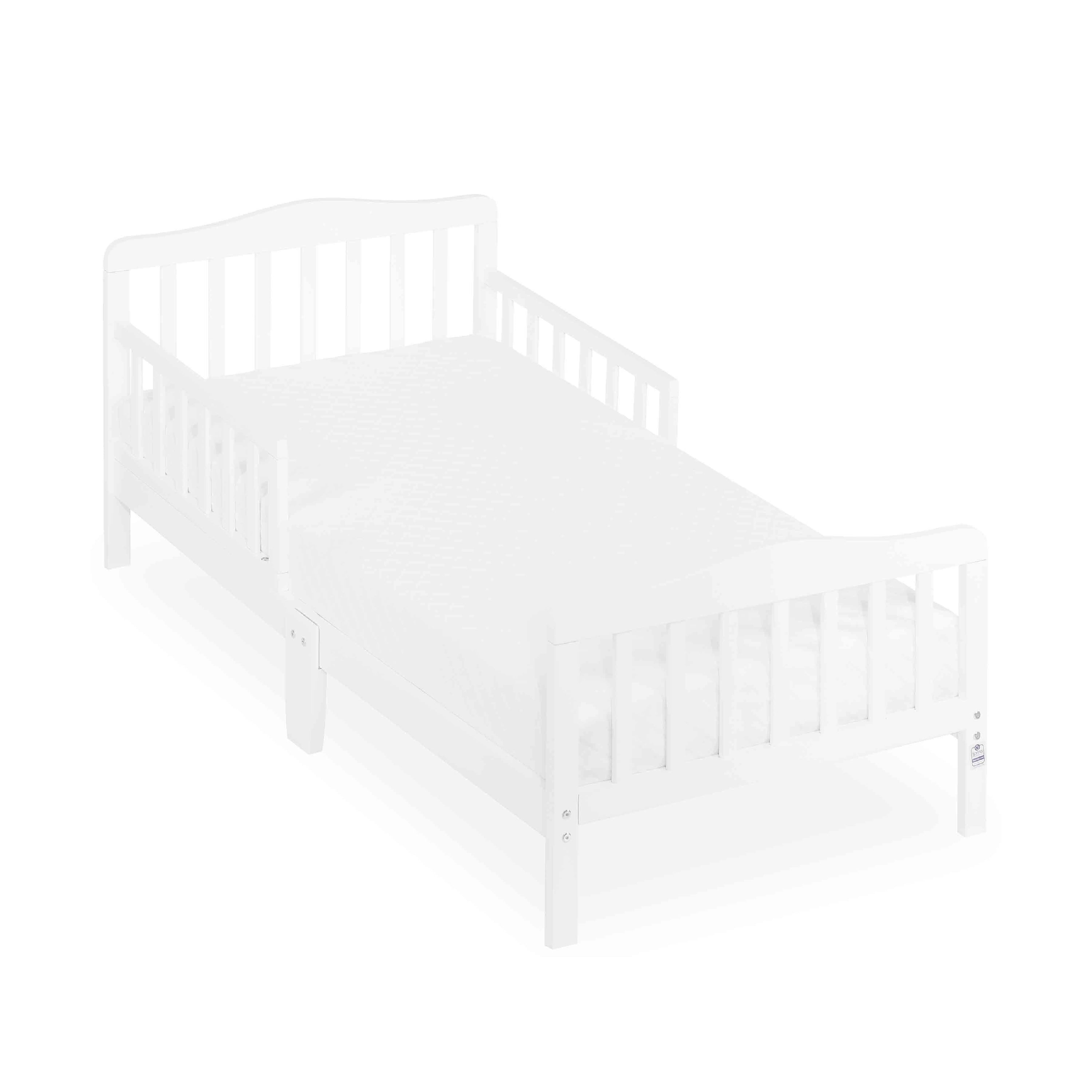 Dream on Me Classic Design Toddler Bed, White