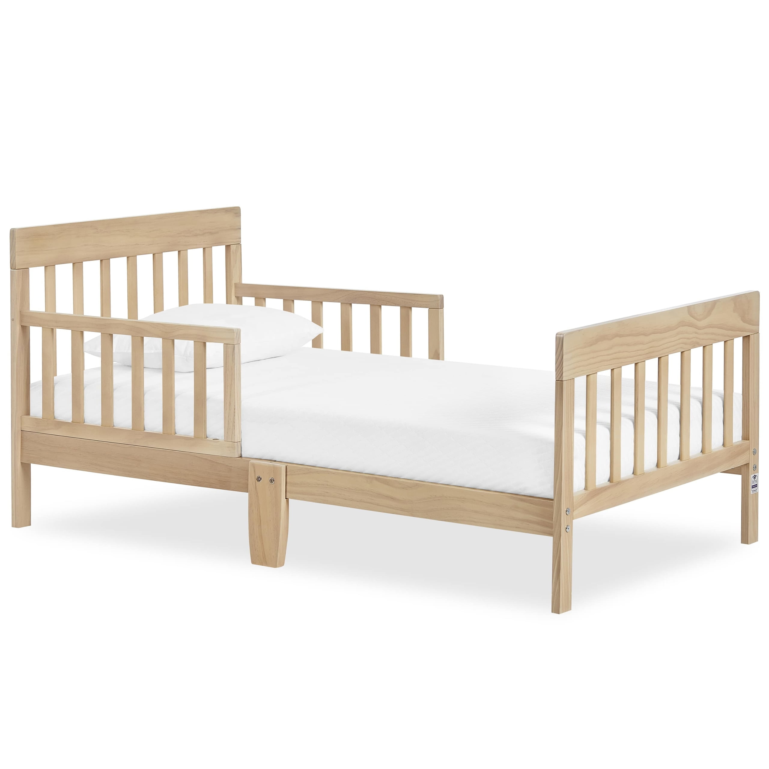 Dream on Me Finn Toddler Bed, Vintage White Oak, Greenguard Gold Certified