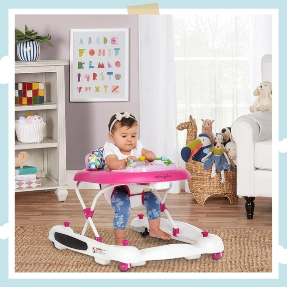 Dream On Me Go-Getter 3-In-1 Activity Baby Walker | Walk-Behind |Push Walker