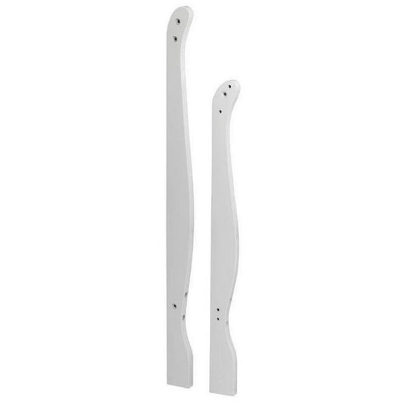 Dream on Me Jayden 4-in-1 Portable Convertible Crib with Changer Conversion Post, White