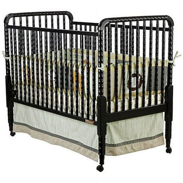Dream on Me Jenny Lind FixedSide Crib, Black
