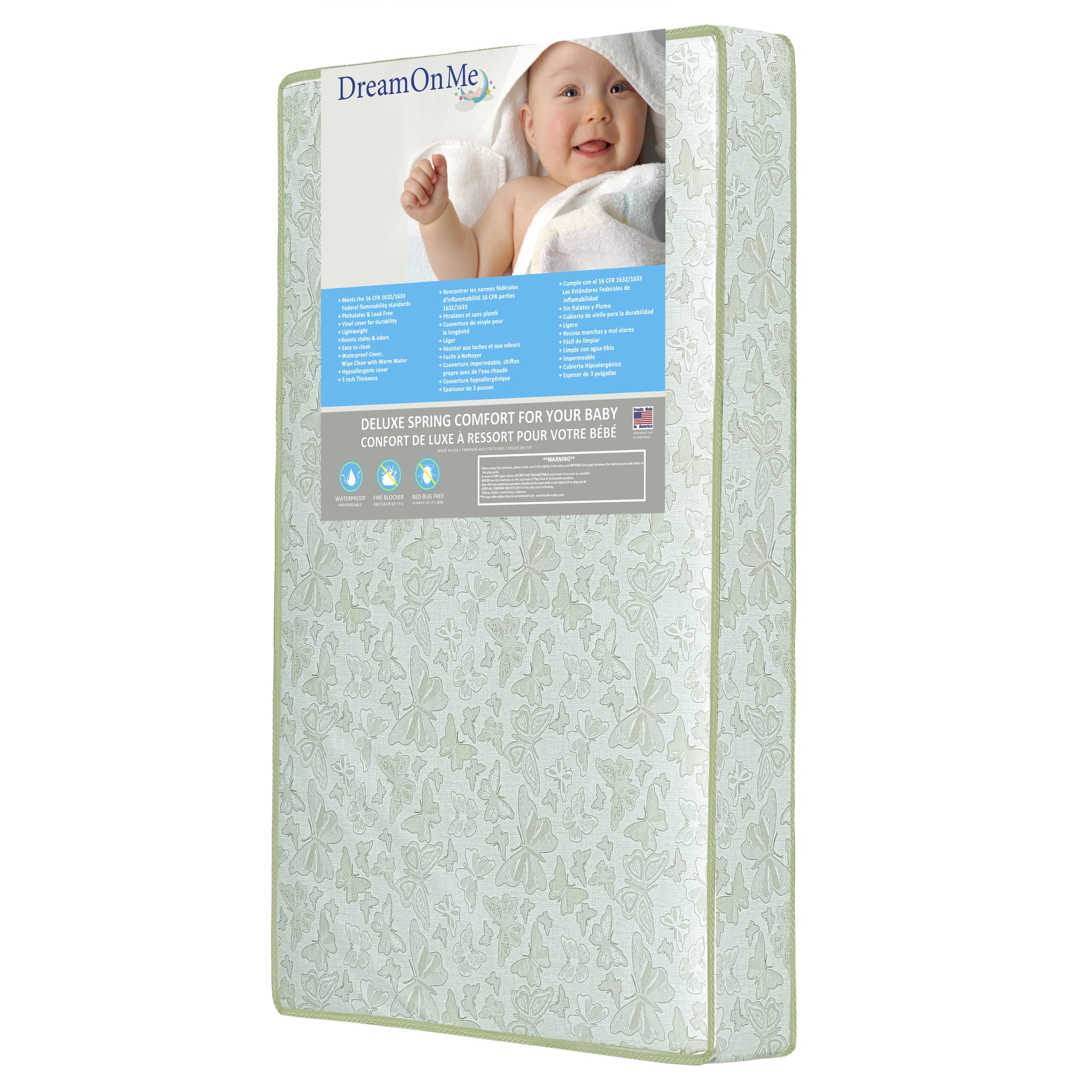 Dream on me 3 inch sales playard mattress