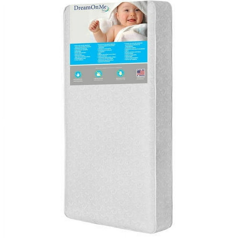 Dream on Me Slumberland 2 Sided Crib Toddler 260 Coil Innerspring Mattress Walmart
