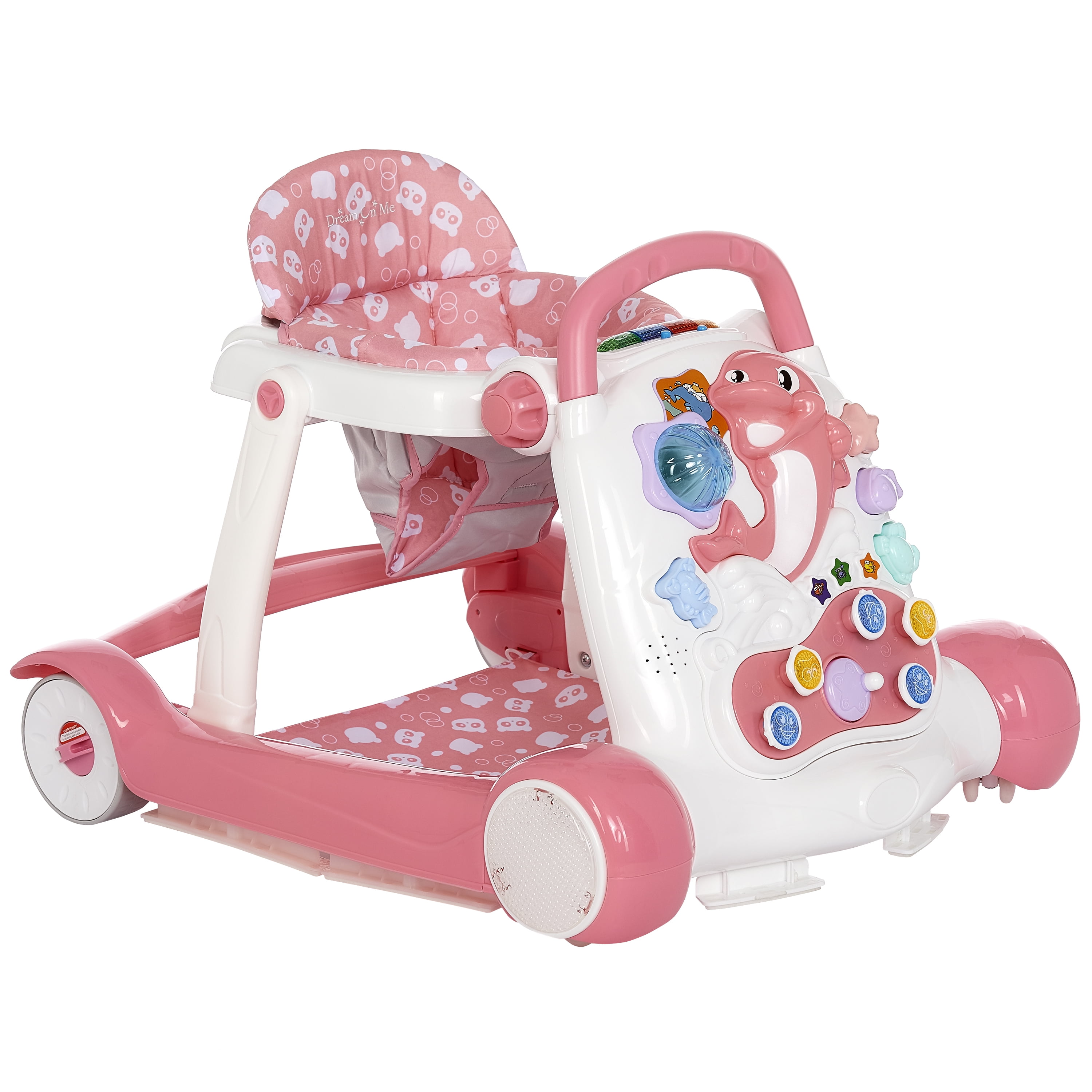 Dream on Me Splash Walker and Activity Center in Pink Cherry