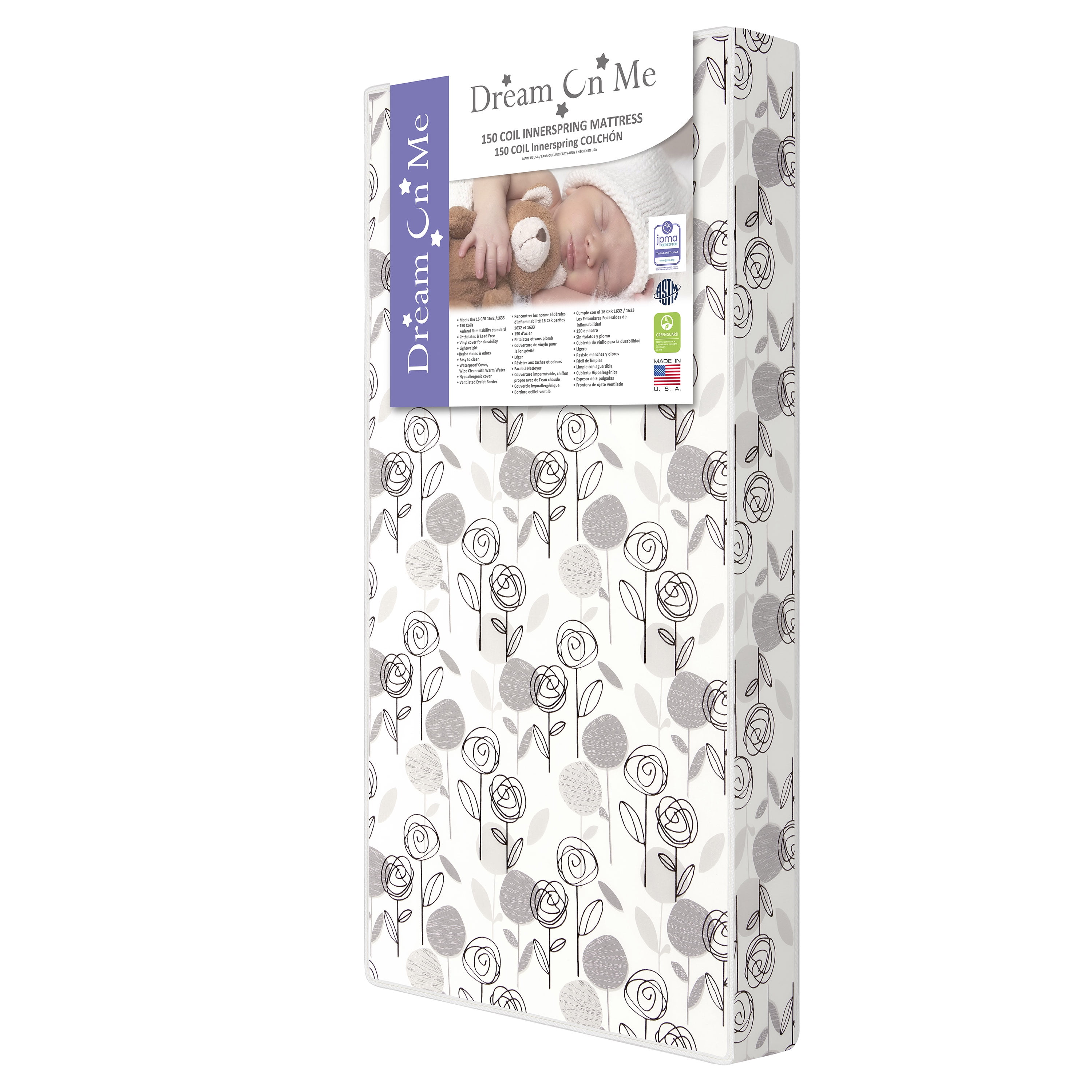 Acomoda Textil – Colchón de Cuna Plegable para Bebé 120x60 cm. Colchón Cuna  Higiénico, Desenfundable, Transpirable y Lavable. Colchón Bebé Viaje.