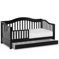 Dream on Me Toddler Day Bed with Storage, Black
