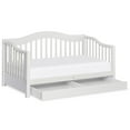 Dream on Me Toddler Day Bed with Storage, White