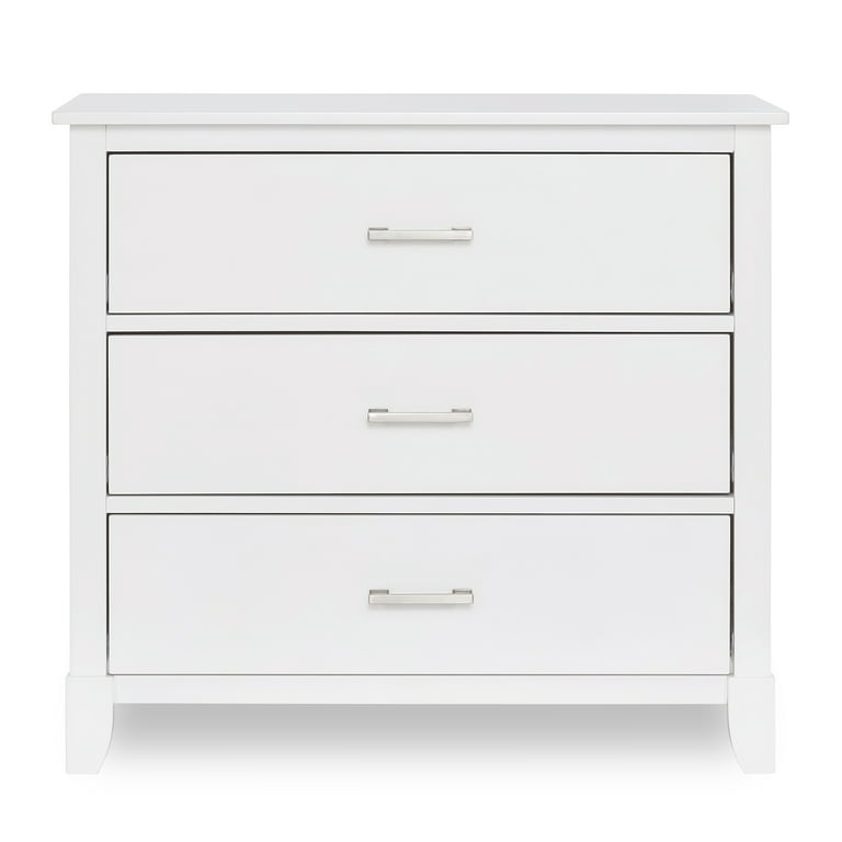 Dream on Me Universal Drawers Chest in White, Kids Bedroom