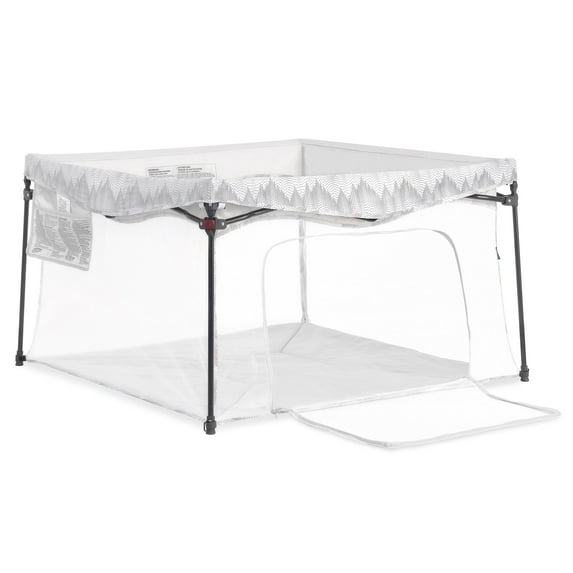 Dream on Me Ziggy Square Playpen, Dove White, Unisex