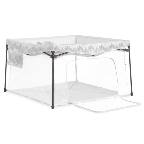 Dream on Me Ziggy Square Playpen, Dove White, Unisex
