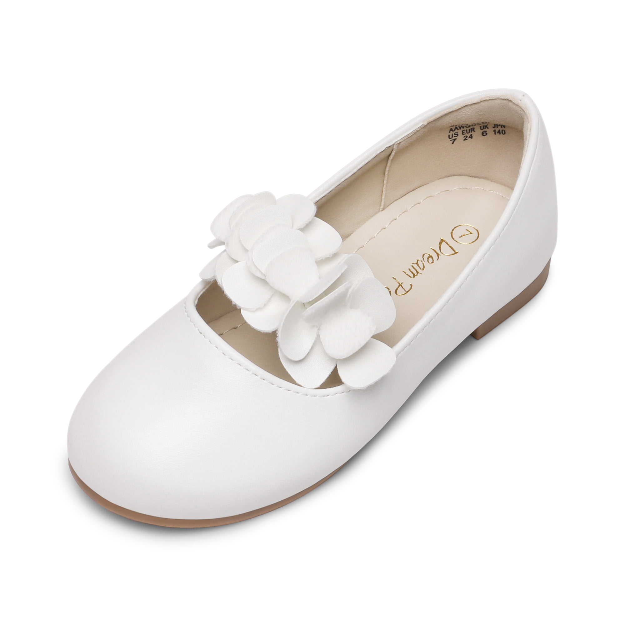 Dream pairs Toddler Girls Ballet Flats Flower Girl Dress Shoes for