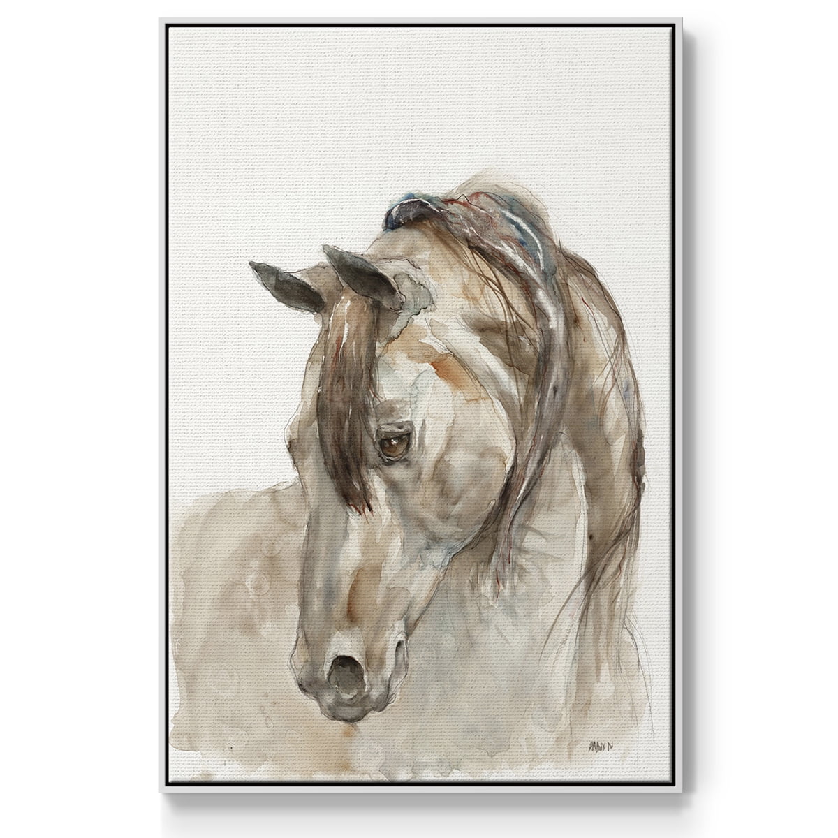 Dream with Me Framed Premium Gallery Wrapped Canvas - Ready to Hang - 25 x 37 - White Floating Frame