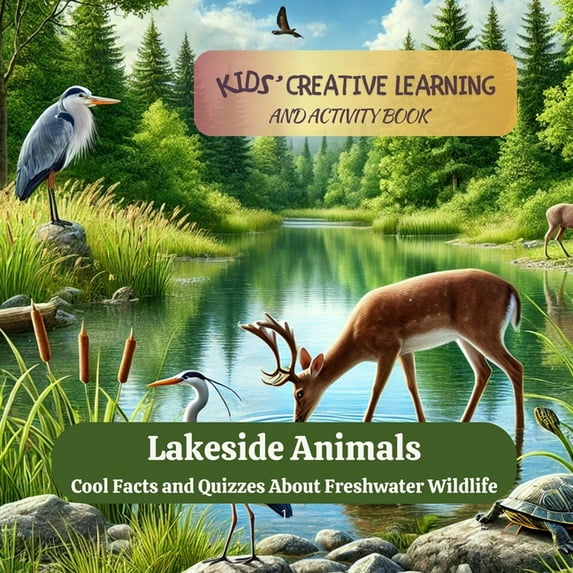 Dream2live(r) Creative Kids Lakeside Animals: Cool Facts And Quizzes About Freshwater Wildlife: Cool Facts And Quizzes About Freshwater Wildlife: Ki, Book 1, (Paperback)