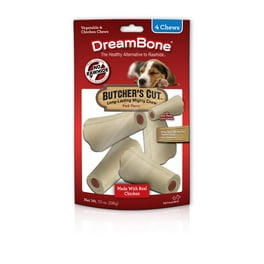 DreamBone Braidz Triple Flavor Dog Chews Chicken Pork Peanut Butter Rawhide Free Treats 5 Count 11.5 oz. Walmart