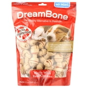 DreamBone Chicken Flavored Rawhide-Free Dog Chews, Mini, 22.5 Oz. (40 Count)