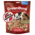 thumbnail image 1 of DreamBone Classic Bone Mini Rawhide-Free Chews for Dogs, Made with Real Chicken, 20 Count, 1 of 9