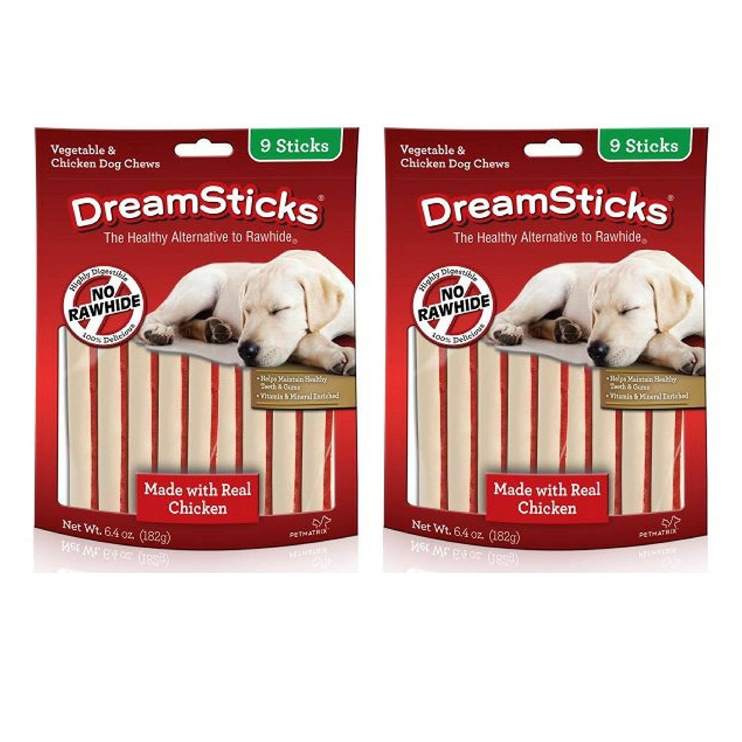 DreamBone DreamSticks Dog Chew Made w/ Wholesome Vegetables & Real