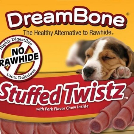 DreamBone Stuffed Twistz 10 Count, Rawhide-Free Chews