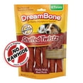 DreamBone Twist Sticks 50 Count, RawhideFree Chews For Dogs, With Real