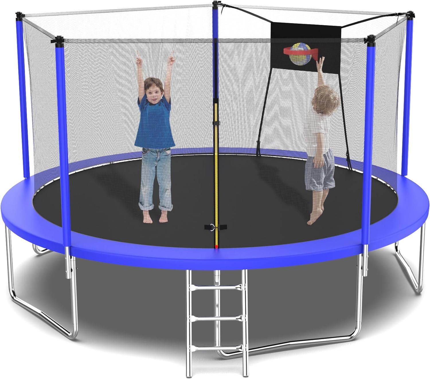 Famistar 14FT Trampoline with Safety Enclosure Net, ASTM Approved Jump