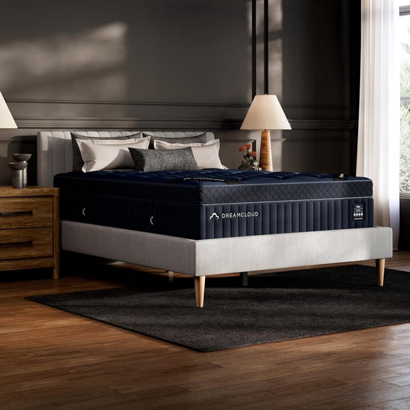 DreamCloud Ultra 15" King Mattress - Luxury Hybrid Gel Memory Foam (New Version) - 365 Night Trial - Fiberglass Free - Forever Warranty - Mattress in a Box - CertiPUR-US® Certified