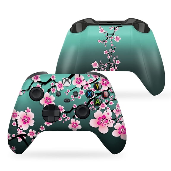 DreamController Cherry Blossom Custom X-box Controller Wireless compatible with X-box One/Series X/S Proudly Customized in USA with Permanent HYDRO-DIP Printing (NOT JUST A SKIN) [video game]