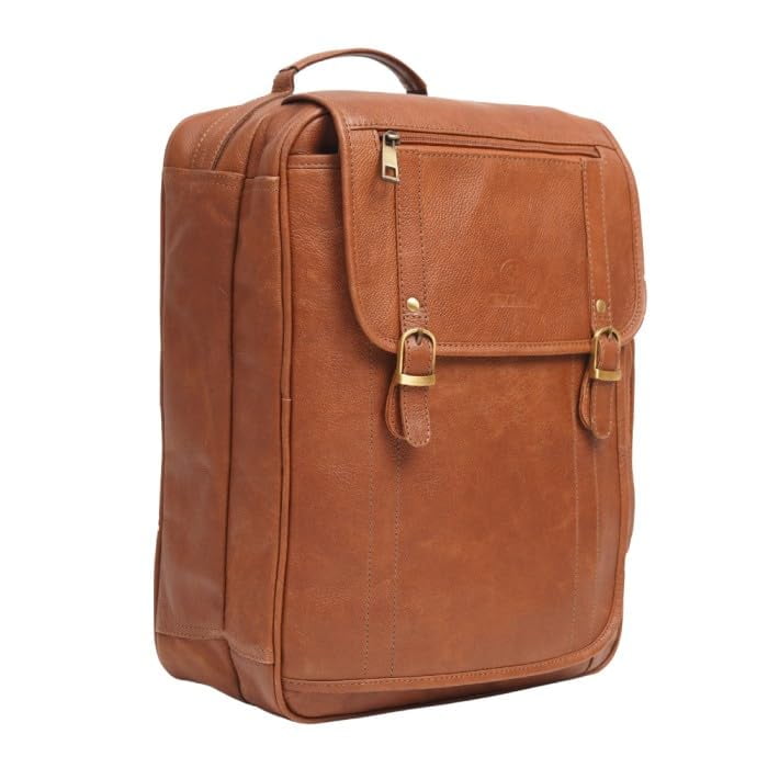 DreamController Real Leather Backpack Convertible 5in1: Laptop Bag ...